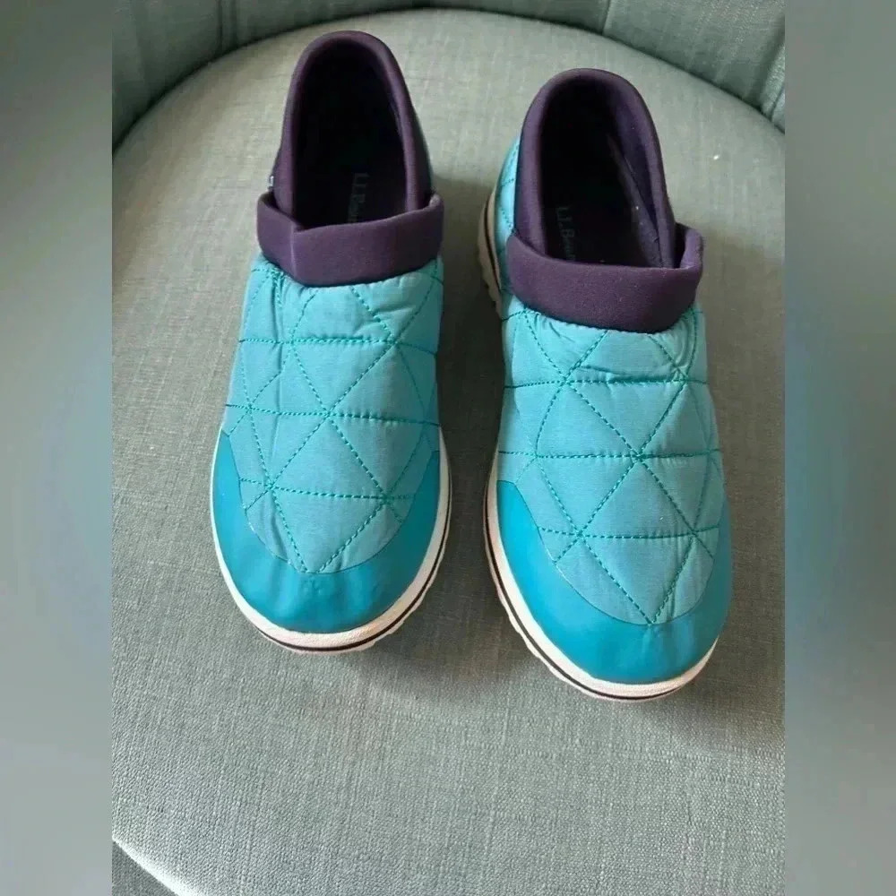 L.L. Bean Kids Blue Katahdin Camp Slip On Shoes size 3